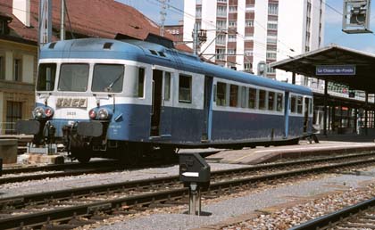 SNCF X 2835 in La Chaux-de-Fonds