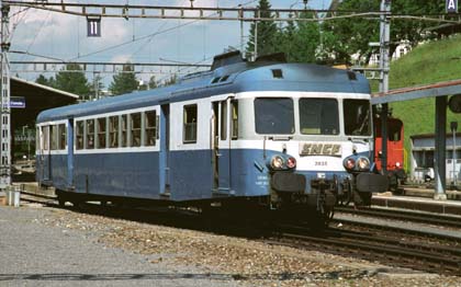 SNCF X 2835 in La Chaux-de-Fonds