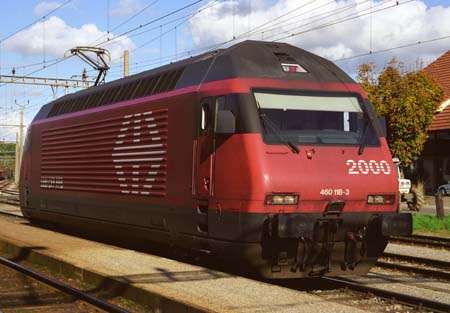 SBB Re 460 118 in Aarberg