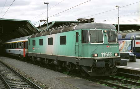 SBB Re 6/6 11655 in Zürich HB