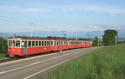 FB BDe 4/4 bei Scheuren