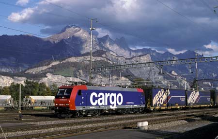 SBB Re 482 001 in Sargans