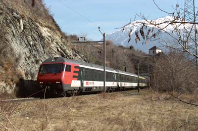 SBB EW IV-Pendel bei Leuk