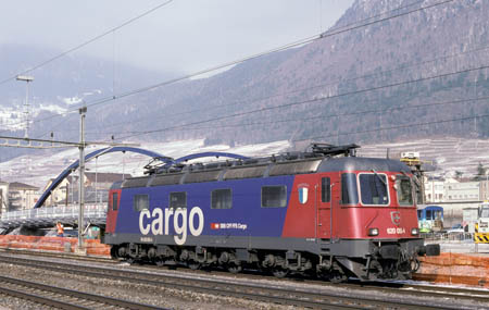 SBB Re 620 055 in Aigle