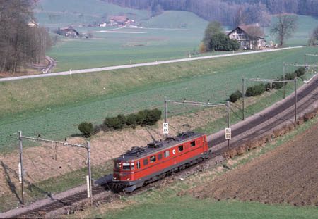 SBB Ae 6/6 solo bei Burgdorf