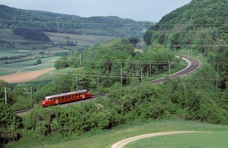 SBB RAe 2/4 1001 bei Frick AG