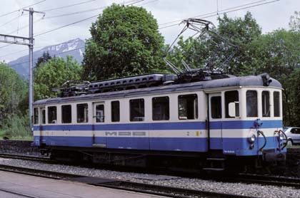 MOB BDe 4/4 36 in Saanen BE