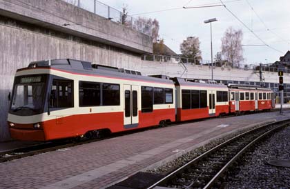 Überführung des FB Be 4/6 61 zum FB-Depot in der Forch