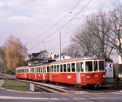 FB BDe 4/4 in Zollikerberg