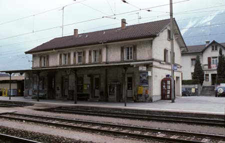 alter Bahnhof Leuk