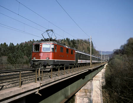 SBB Re 4/4 II 11129 bei Mägenwil