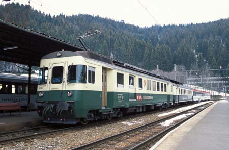 SOB BDe 576 058-Pendel in Biberbrugg