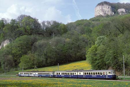 OeBB ABDe 4/8 244 & 245 bei Oensingen