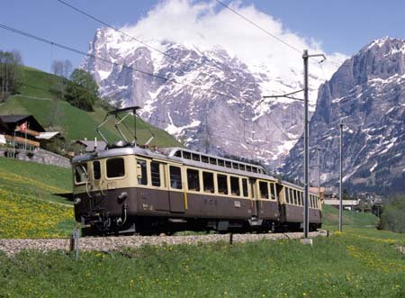 BOB BDeh 4/4 303 unterhalb Grindelwald