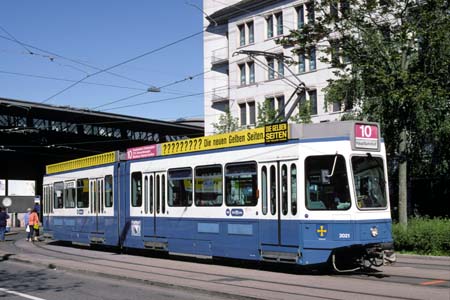 VBZ Be 4/6 in der Gessnerallee