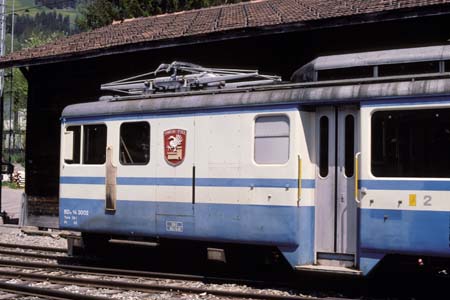 MOB BDe 4/4 3002 & ABt 3302 in Lenk