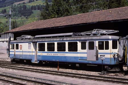 MOB BDe 4/4 3002 & ABt 3302 in Lenk