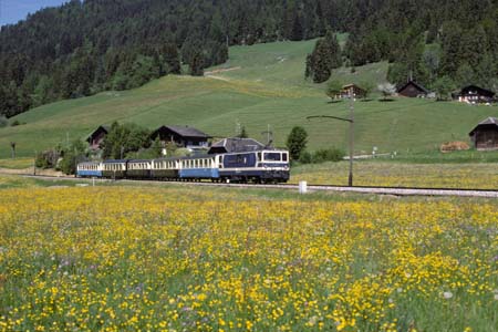 MOB GDe 4/4 bei Flendruz