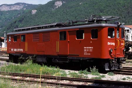 SBB Brünig Deh 120 008 in Meiringen