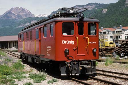 SBB Brünig Deh 120 008 in Meiringen