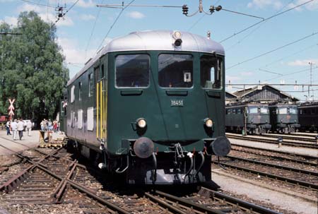 SBB Bm 4/4 II 18451 am Depotfest Olten