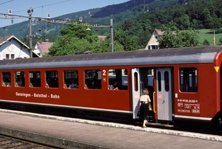 OeBB B 551 in Balsthal
