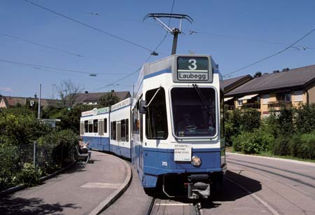 VBZ Be 4/8 2113 in Zürich Albisrieden