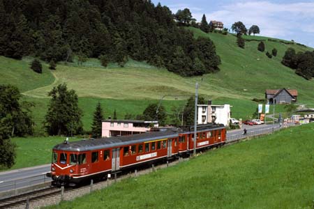 SOB ex-RM BDe 576 060 bei Biberbrugg