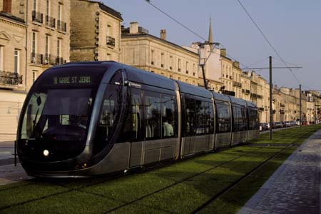 Tram C Alstom Citadis TGA 302 in Bordeaux