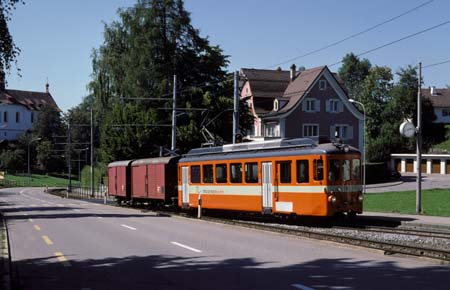 TB BDe 4/4 6 mit Gkb 61 & Gkb 62 in Notkersegg