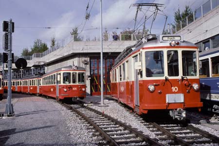 FB BDe 4/4 10 in der Forch