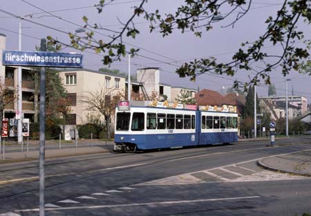 VBZ Be 4/6 in der Hirschwiesen