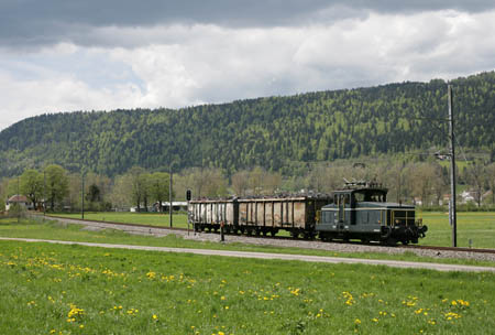 TRN RVT Be 4/4 1 bei Mtiers