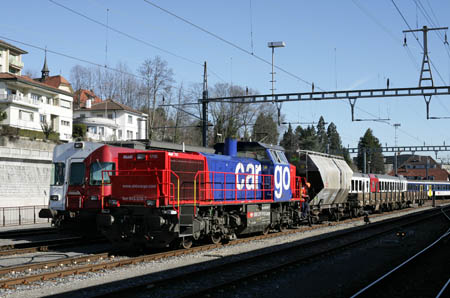 SBB Am 843 in Fribourg