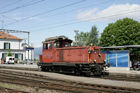 SBB Em 3/3 18810 in Estavayer-le-Lac