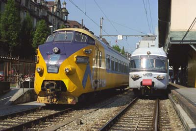RABe EC 1055 und RAm TEE I (Northlander) in Luzern