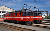LSE De 4/4 121 + De 122 in Stansstad