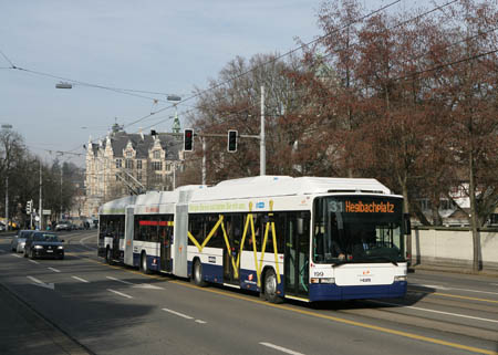 VBZ DGT Tb 199 (TPG ex-783) in Zrich Farbhof