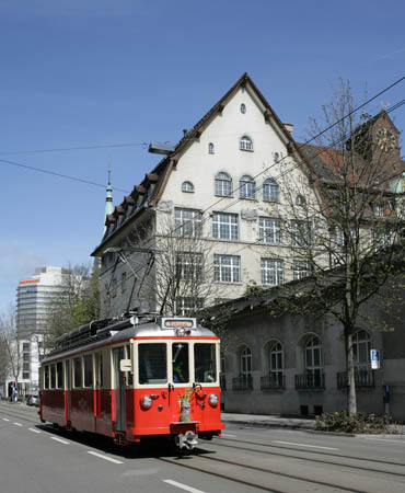 FB BDe 4/4 10 bei der H Museum fr Gestaltung