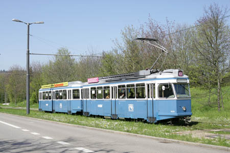 VBZ Be 4/4 & B4 in Zürich Irchel