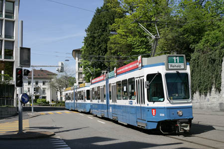 VBZ Be 4/6 & Be 4/6 in Zürich Beckenhof