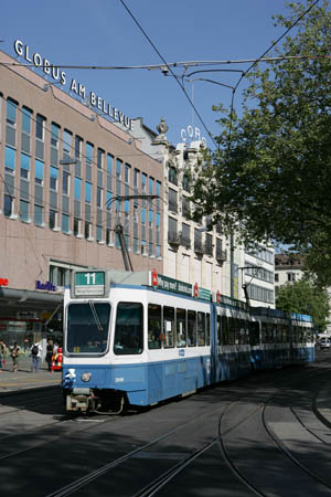 VBZ Be 4/6 & Be 4/6 in Zürich Bellevue