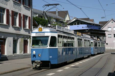 VBZ Be 4/6 & Be 4/6 in Zürich Zwielplatz