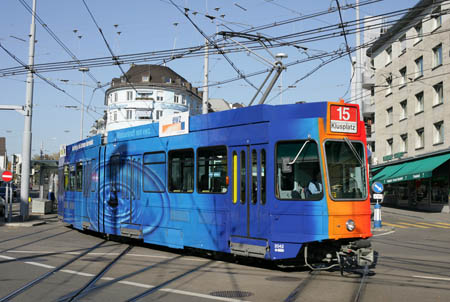 VBZ Be 4/6 in Zrich Schaffhauserplatz