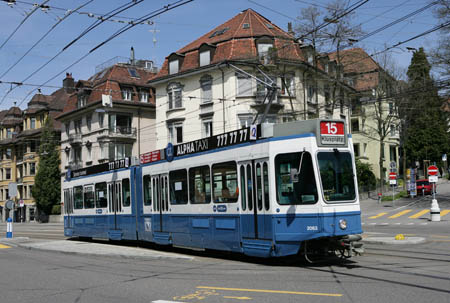 VBZ Be 4/6 in Zrich Schaffhauserplatz