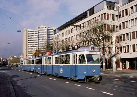 VBZ Be 4/6 & Be 4/6 in Zürich Kalkbreite