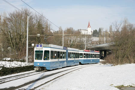 VBZ Be 4/6 & Be 2/4 in Zürich Tffenwies