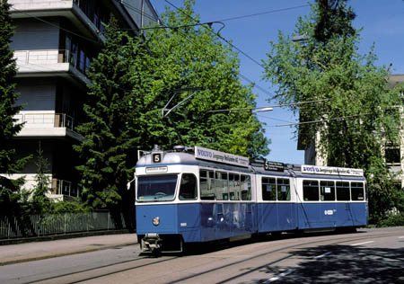 VBZ Be 4/6 in Zürich Voltastrasse