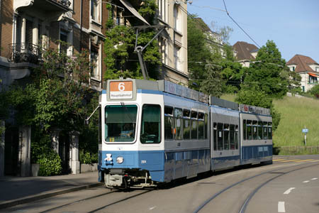 VBZ Be 4/8 in Zürich Voltastrasse