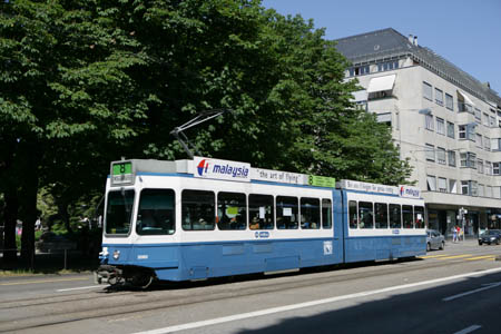 VBZ Be 4/6 in Zürich Stauffacher